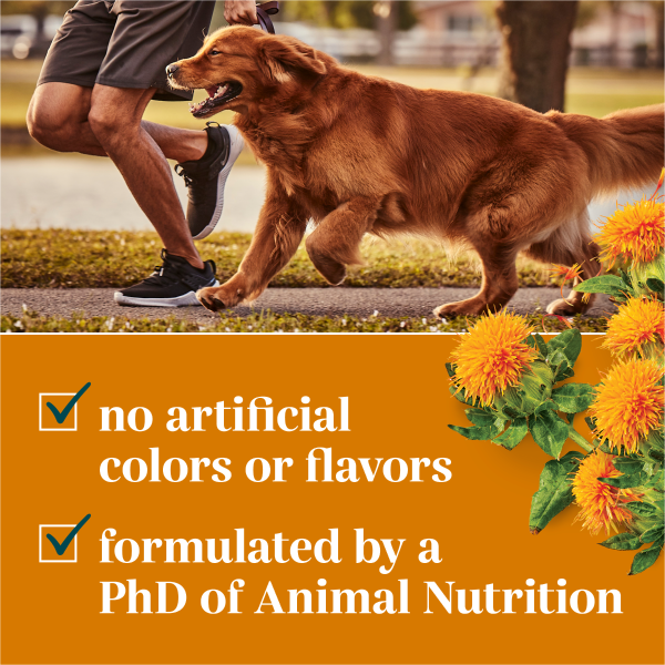 no artificial colors or flavors | formulated by a PhD of Animal Nutrition 