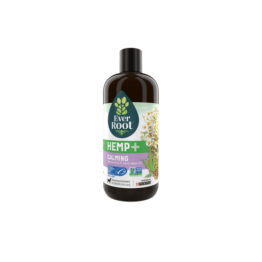 EverRoot Calming Chamomile and Hemp Seed Oil Bottle