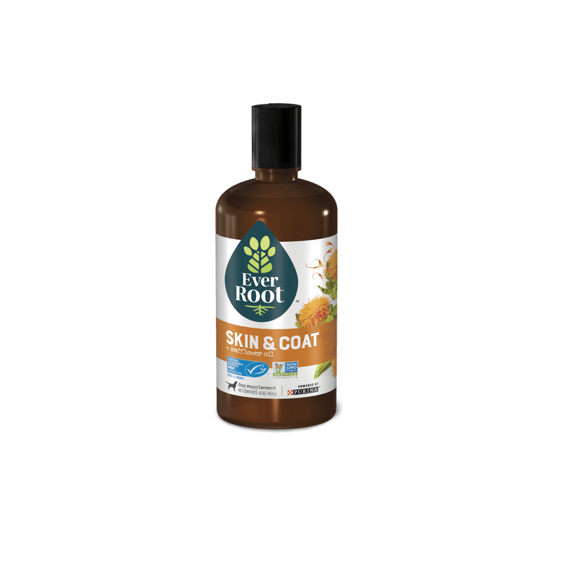 EverRoot Skin & Coat Safflower Oil Bottle