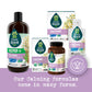Calming product line cartons, bottles and pouch