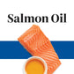 Salmon filet and salmon oil